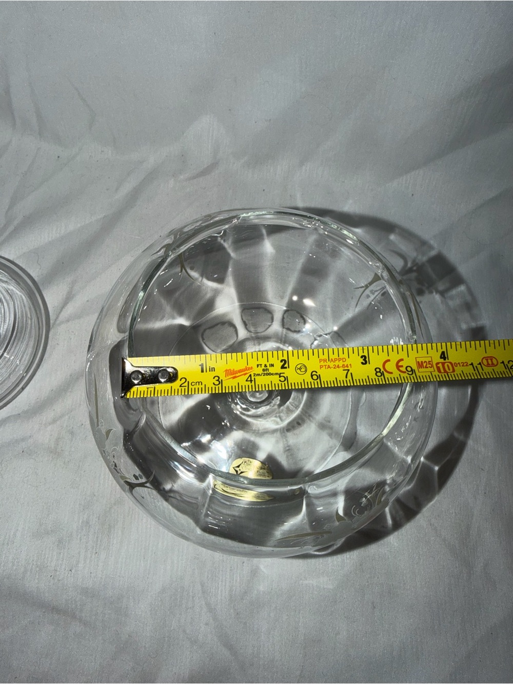 Vintage The European Collection Floral Pedestal  Apothecary Jar with Lid - Picture 9 of 12